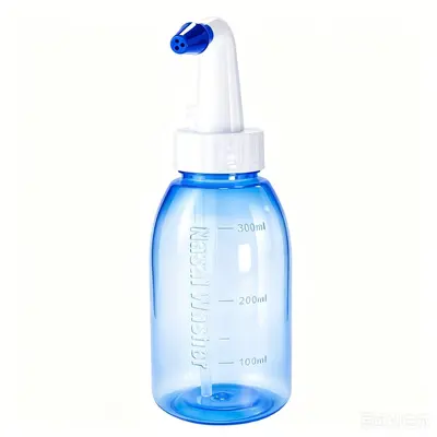 Portable nasal irrigation device for children and adults, automatic water outlet