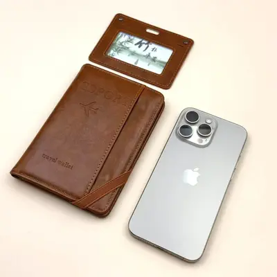 Hırsızlığa Karşı RFID Pasaport Kılıfı Çok Fonksiyonlu Kart Cüzdanı Kimlik Belgesi Biniş Kartı Saklama Çantası Uçak Bileti Kılıfı Seyahat Pasaport Cüzdanı