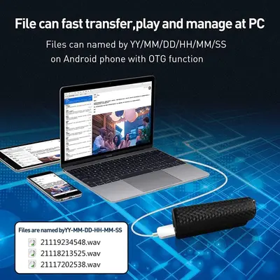 Cross-border new powerful magnetic recording device conference teaching artificial intelligence smart high-resolution noise reduction long standby time recording pen