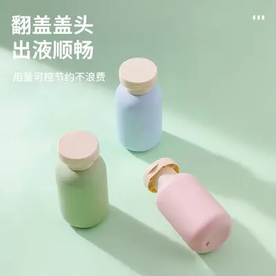 100ml Flockflasche, tragbare nachfüllbare Reiseflasche - 4