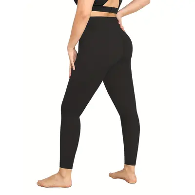 Fleece-Lined Plus Size Winter Yoga Pants, High Waist, Sizes 1XL-5XL