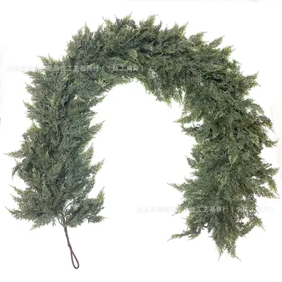 Artificial Soft-Touch Christmas Pine Door Hanging Wreath - 12