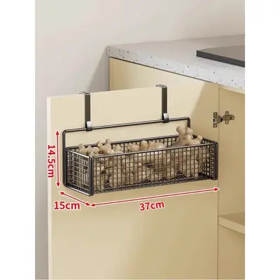 Kitchen storage shelf, wall-mounted, spice box - 7