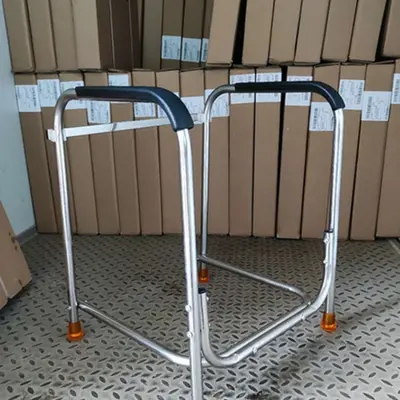 Toilet Grab Bar and Raised Seat Support Frame for Elderly and Disabled