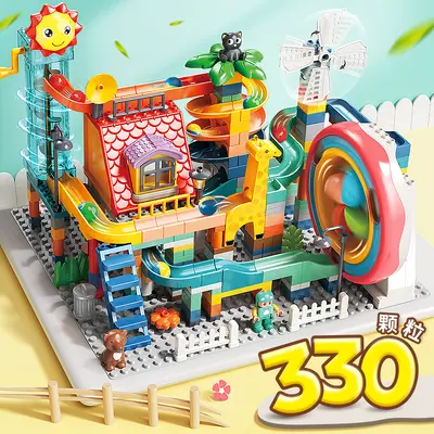 Feile Kinder-Großbausteine, Kreisel-Rundbahn-Set - 5