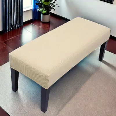 Cross-border Ready-made Bench Cover Piano Elastic Thickened Corn Kernel Bench Cover Home Hotel Shoe Changing Stool Cover - 12