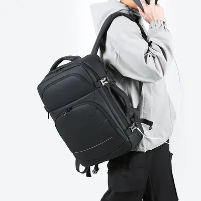 Multifunctional Business Backpack with Laptop Compartment - 4