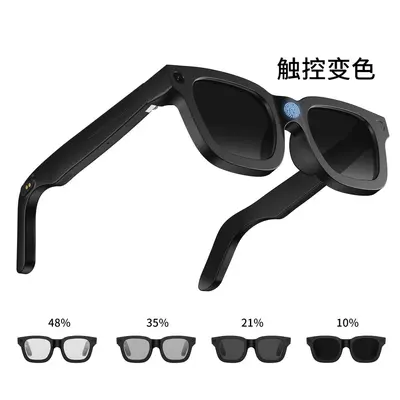 E02C (HeyCyan) Touch-Steuerung vier Helligkeitsstufen 800W Bildstabilisierung Sprach-KI Fotografie Objekterkennung intelligente Brille