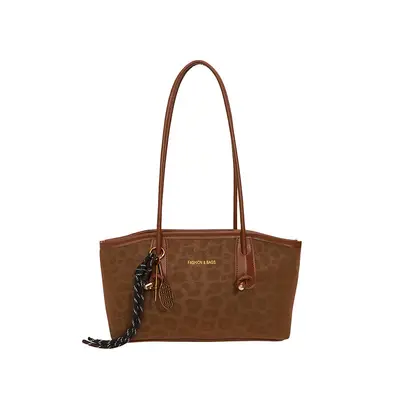 Leopard Print Large-Capacity Women's Tote Shoulder Bag - 9