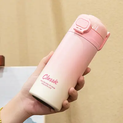 Gradient Insulated Cup for Women, 304 Stainless Steel, Portable - 7