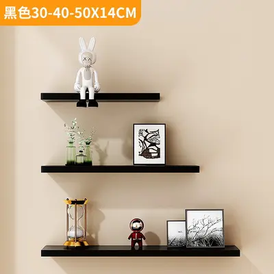 Wall-Mounted Single Board Multi-Layer Wall Shelf for Living Room - 12