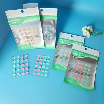 Yıldız desen hidrokolloid sivilce yaması