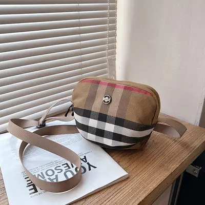 Plaid Women's Shoulder Crossbody Bag, Simple and Versatile - 8