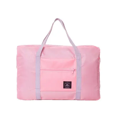 Foldable travel bag lightweight large capacity luggage strap