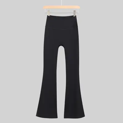 LU outdoor yoga pantolonu, yüksek bel, paça genişleyen, hızlı kuruyan - 7