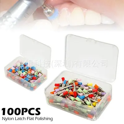 Dental polishing brush, low-speed, colorful