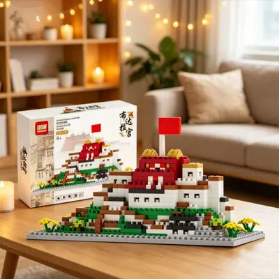 Tibet Potala Palace Micro Building Block Model, High Difficulty Assembly Set - 7