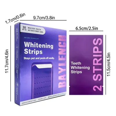 PAP whitening strips tooth enamel protection purple