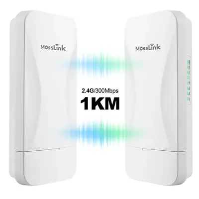 无线网桥远程wifi信号扩展2.4G 300Mbps PTP CPE点对点户外