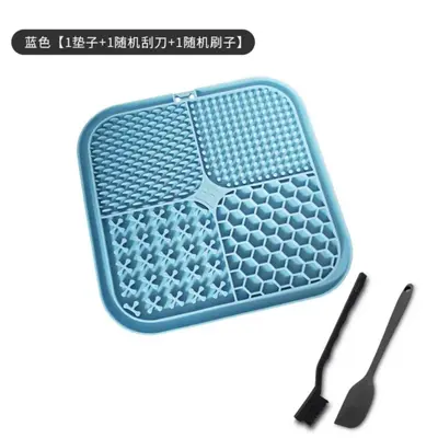 Dog Slow Feeder Bowl, Silicone Lick Mat, Puzzle Enrichment Toy for Pets - 13