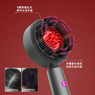 Scalp Massage Comb with Serum Applicator - 4