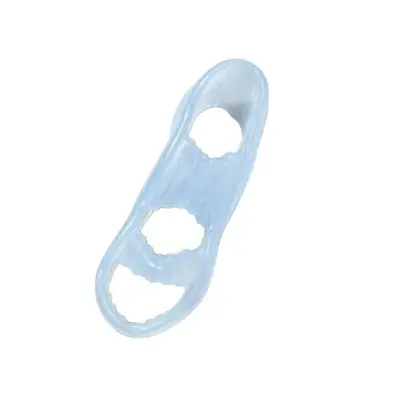 Silicone Toe Corrector and Separator, Three-Hole, Hallux Valgus Orthosis - 6