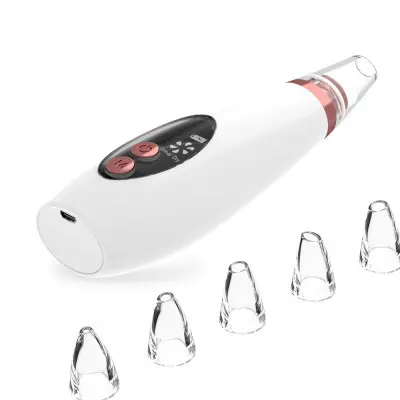 Rechargeable blackhead removal device with display, acne and blackhead removal facial cleansing tool, home facial pore cleanser - 7