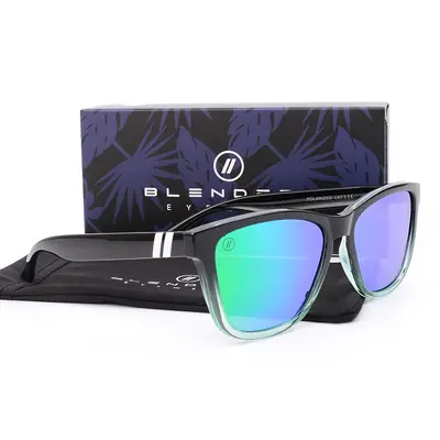 Blenders Unisex Square Sunglasses UV400 Polarized - 9