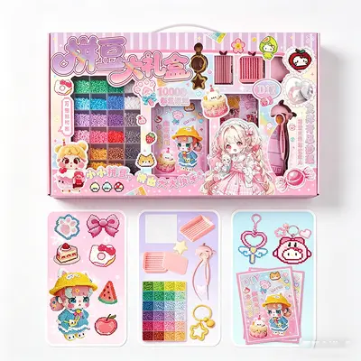 Bügelperlen-Bastelset für Kinder, DIY-Geschenkbox - 5
