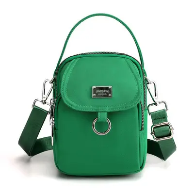 Nylon Women's Crossbody Bag with Multiple Compartments - 10