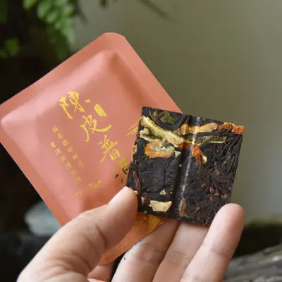 Chenpi-Pu'er-Reifetee, kleiner Teekuchen aus Yunnan - 12