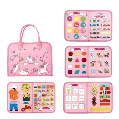 Felt educational activity board for children's development