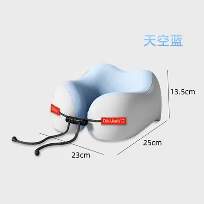 Memory foam U-shaped neck pillow, travel and airplane use - 11
