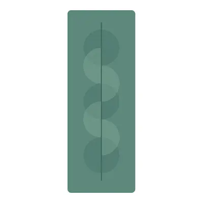 Natural rubber PU non-slip printed yoga mat, thick and wide - 8