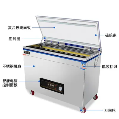 Fully automatic vacuum sealing machine for food and tea