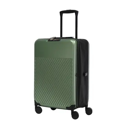 Foldable Trolley Suitcase with Spinner Wheels and Combination Lock - 11