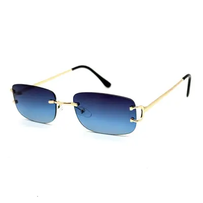 Frameless Metal Men's Sunglasses, Classic Design - 13