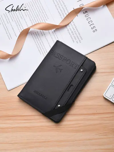 Passport holder with multi-functional storage for cards, documents and tickets - 8