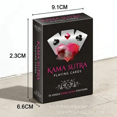 亚马逊外贸热销英文扑克牌跨境卡牌成人情侣卡片姿势房间互动纸牌