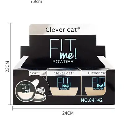 Clever Cat çift katmanlı pudra, serinletici ve ipeksi, fiksatör toz pudra - 6