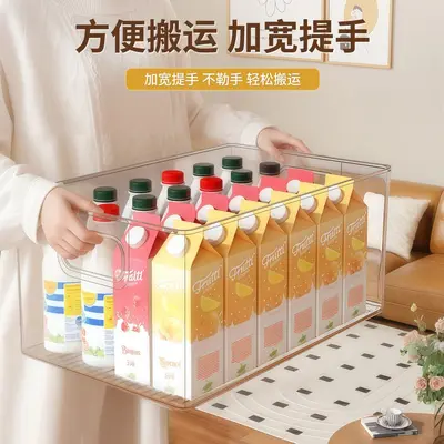 Transparente Acryl-Aufbewahrungsbox für Schreibtisch, rechteckig - 2