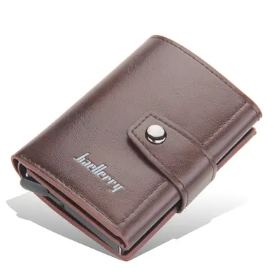 Herren-RFID-Kartenhalter mit Aluminiumbox und mehreren Kartenfächern - 8