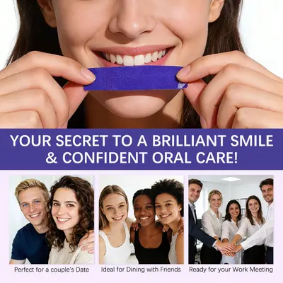 Disposable Teeth Whitening Strips, Yellow Stain Removal, Quick Results - 4
