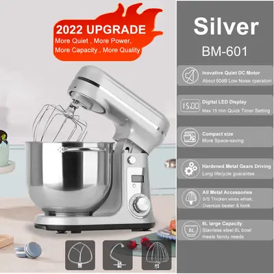 Hamur yoğurma makinesi, yumurta çırpıcı ve blender - 10