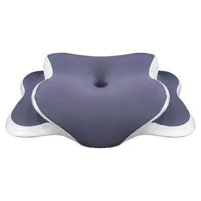 Butterfly memory foam pillow with cervical neck support - 5