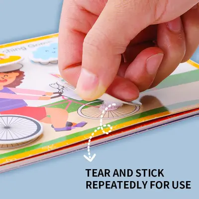 Seasonal Theme Sticker Book for Children, Preschool Activity Book - 6