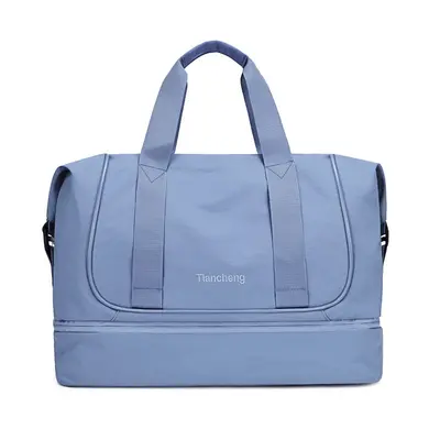 Erweiterbare Reisetasche für Damen mit großem Fassungsvermögen, Kurztrip-Reisegepäcktasche, tragbarer Organizer, leichte Umhängesporttasche für Fitness - 10