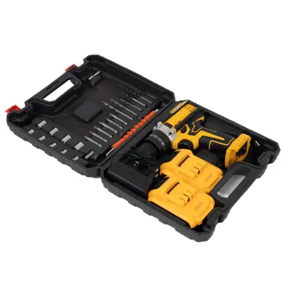 Multifunctional hand electric drill, dual-speed, impact drill set
