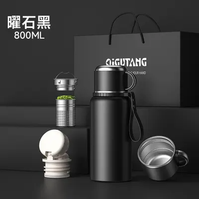 316 Paslanmaz Çelik Termos, 500 ml Büyük Kapasiteli, Sızdırmaz Outdoor Matara - 9