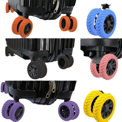 Luggage Wheel Protector Cover, Silent and Wear-Resistant Suitcase Roller Cover